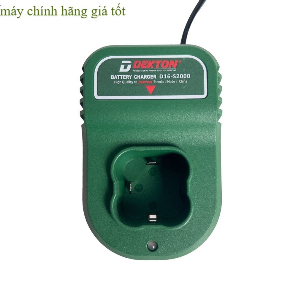 Sạc đế 16.8V DEKTON D16-S2000 cho pin hệ D16 Dekton / chính hãng Máy chính hãng GT