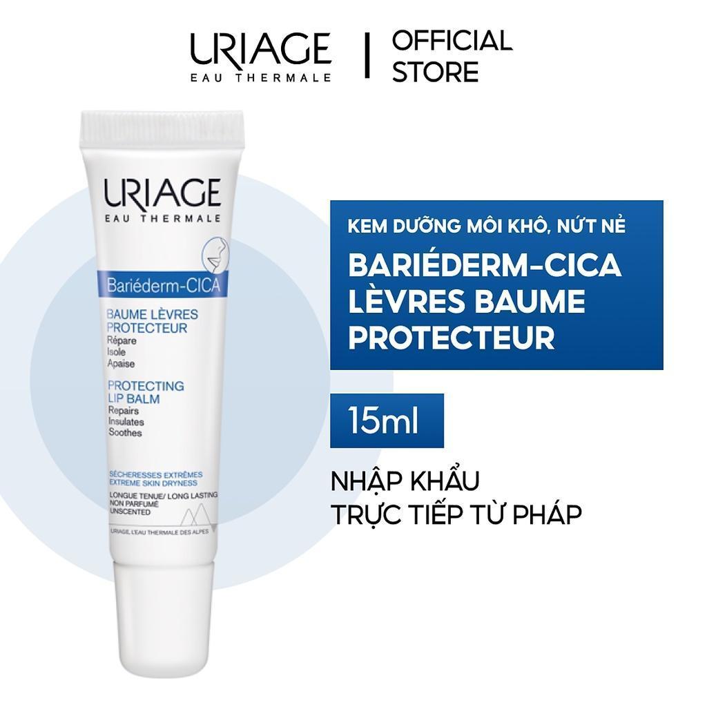 Ảnh 2 của Kem dưỡng môi Uriage Bariederm cica levres chăm sóc và làm dịu vùng da môi bị tổn thương 15ml