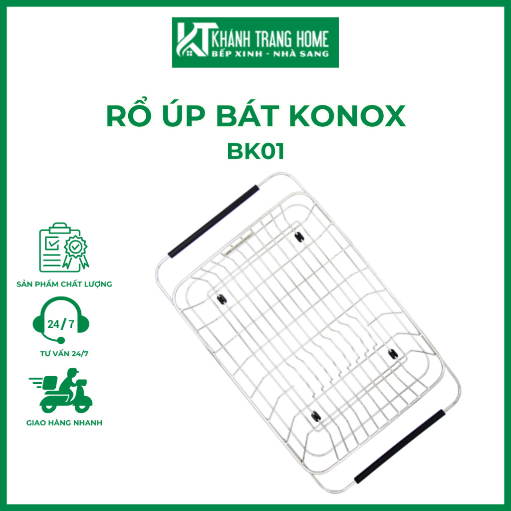 Phụ kiện rổ úp bát KONOX – BK01 xuất xứ chính hãng có bảo hành - Khánh Trang Home 2