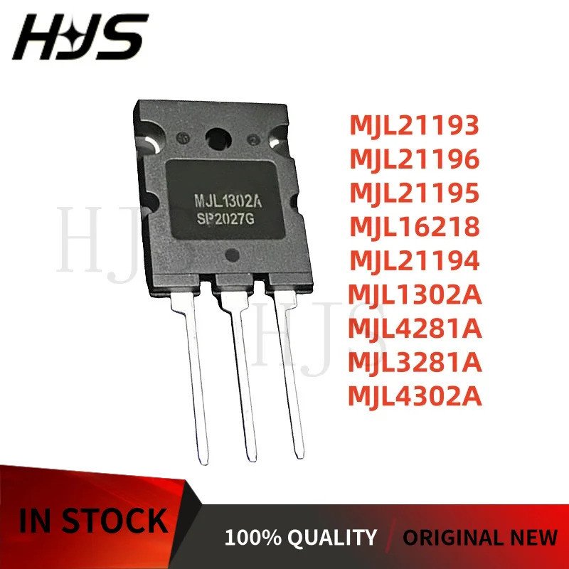 5 Chiếc MJL21196 MJL21195 MJL16218 MJL21194 MJL1302A MJL4281A MJL3281A MJL4302A MJL21193 TO-3PL Hiệu