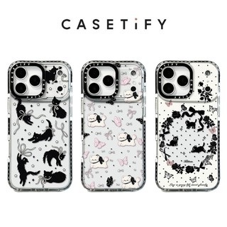 Ốp Điện Thoại Mèo Nơ Màu Đen Cho IPhone 17 Pro Max 17Air 16 15 14 13 12 11 Vỏ Bảo Vệ Chống Sốc
