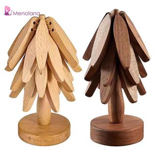 Gỗ Bảo Vệ Đồ Uống Bảo Vệ Thảm Cách Nhiệt Thảm Tượng Cốc Chống Trơn Trượt Miếng Lót Quà Tặng