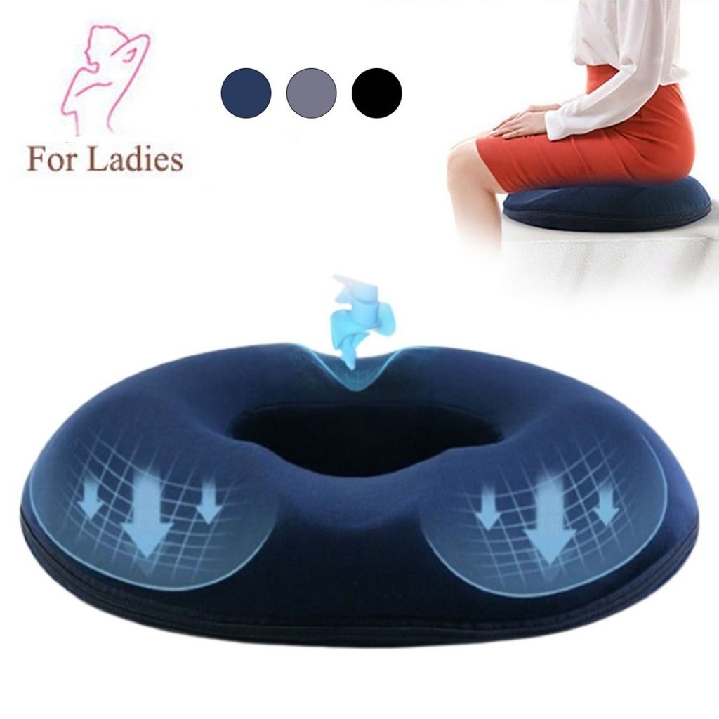 Memory Foam Seat Cushion Coccyx Orthopedic Hemorrhoids Chair Cushion Beauty Hip Cushion Office Car
