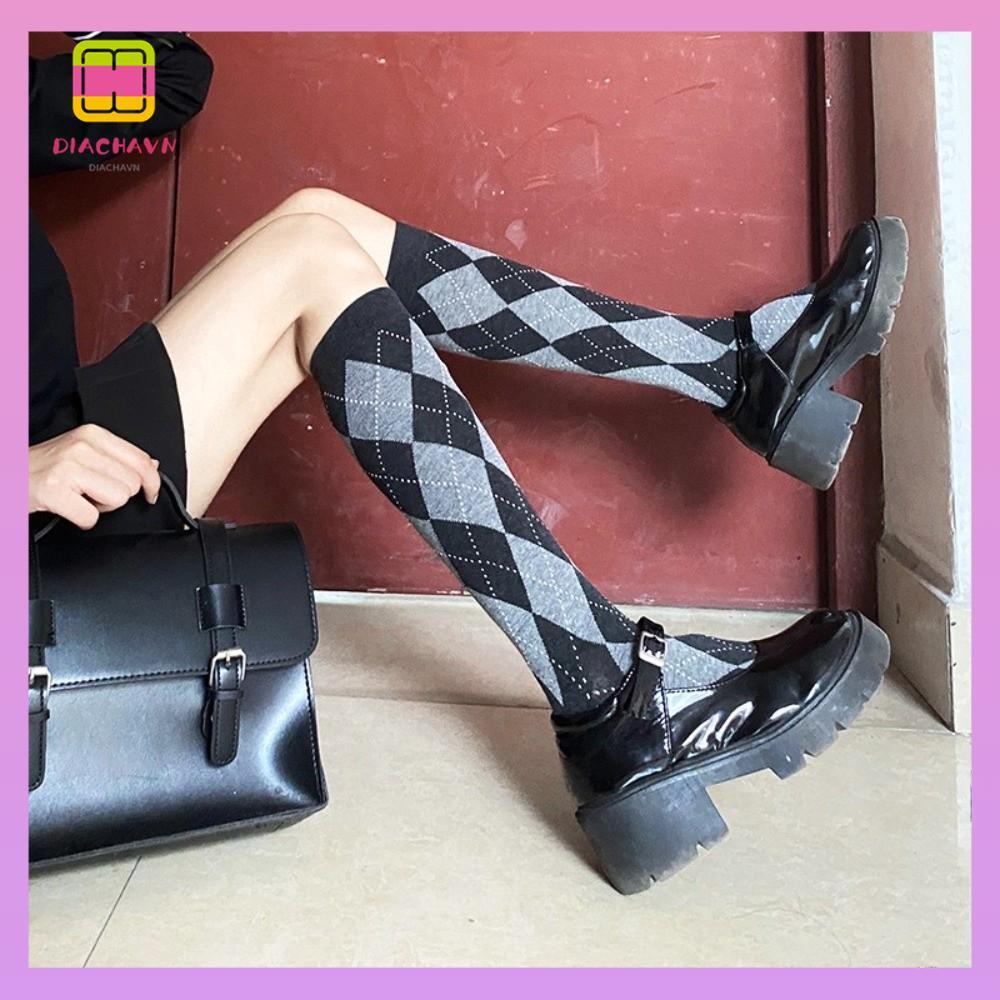 Tất dài thời trang DIACHAVN JK, vớ cổ điển, ấm áp mùa đông