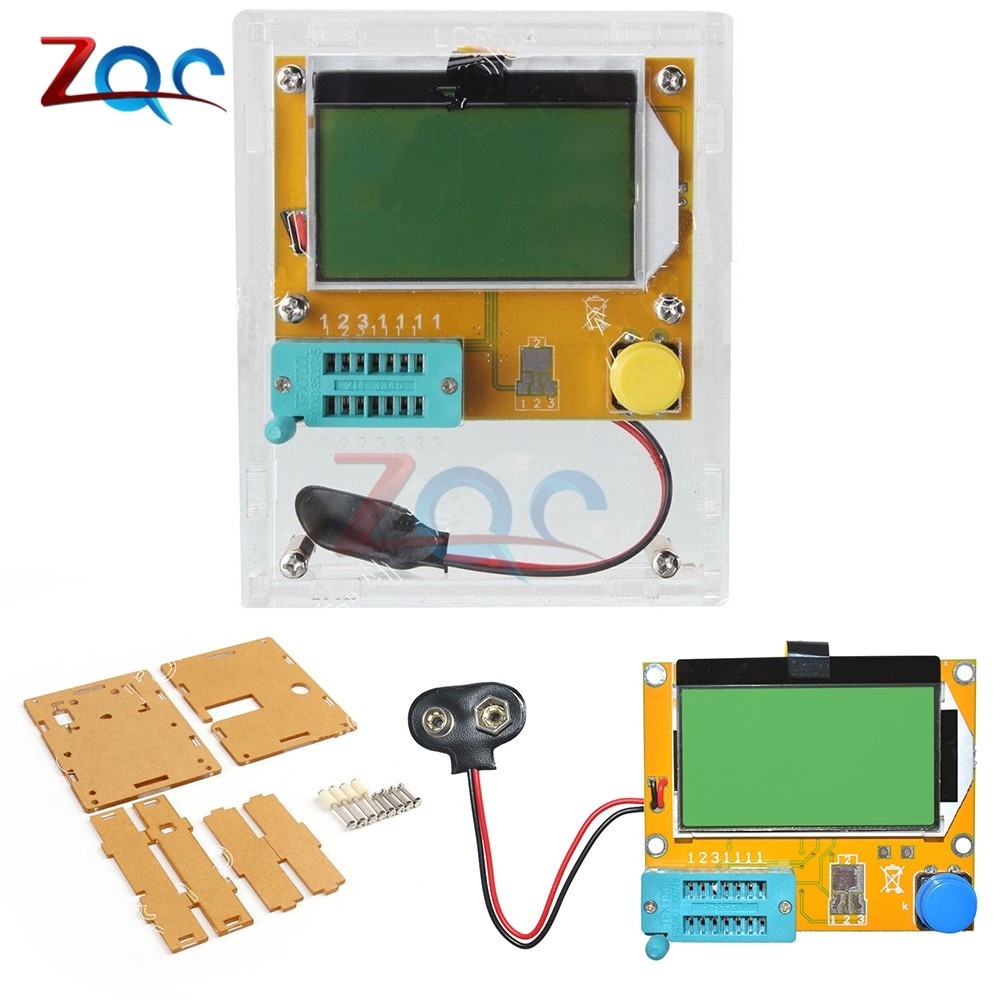Lcr-t4 ESR Meter Transistor Tester Diode Triode Điện dung SCR Cảm ứng