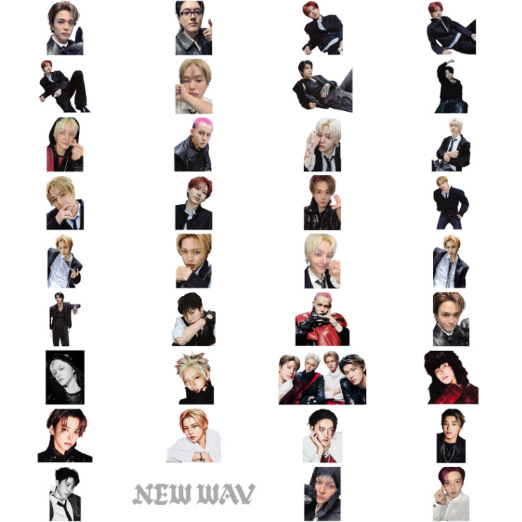 8-55 Chiếc TREASURE 4th MINI ALBUM MỚI WAV Hình Dán TÌNH YÊU PULSE Hyunsuk Choi Jihoon Park Yoshi KI