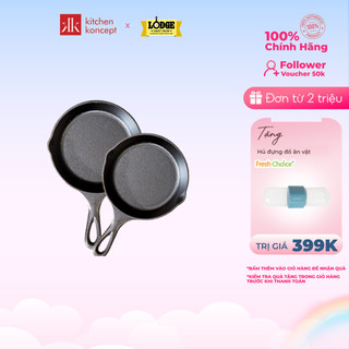 Chảo Gang Lodge sản xuất tại Mỹ Heat Treated- Nhiều Kích Cỡ