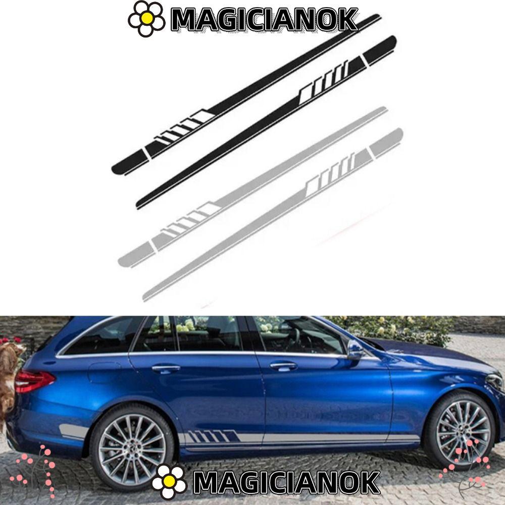 MAGICIANOK Dán Xe Ô Tô, Đề Can Thân Xe Ô Tô Tự Dính PVC, Phụ Kiện Xe Hơi Chống Thấm Nước Có Thể Tháo