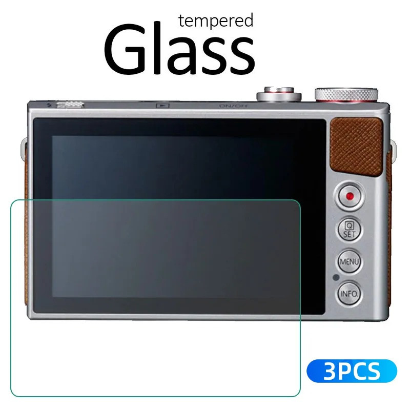 3 Chiếc Dành Cho Pana LUMIX G97 GH4 GH6 GH7 G7 GX7 GX8 GX85 Camera Màn Hình LCD Bảo Vệ Kính HD Cho P