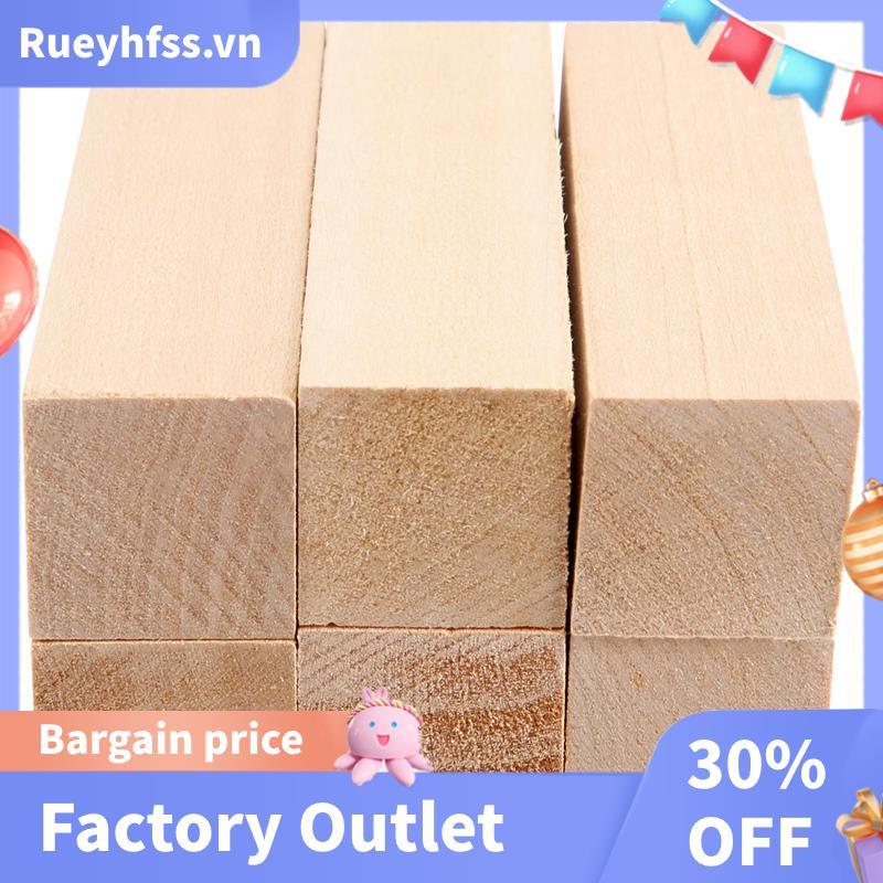 6 Chiếc Basswood Khắc Khối Gỗ Cho Người Mới Bắt Đầu Khắc Sở Thích Bộ DIY Khắc Gỗ
