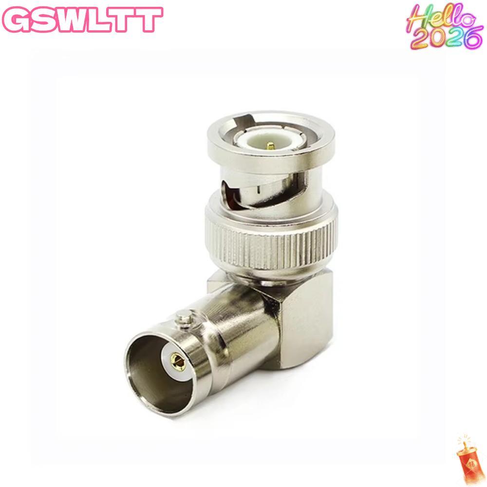 Đầu nối nam MKOFONU BNC, Đầu nối góc phải BNC góc 90 độ, Jack cắm nam BNC mạ niken Bộ chuyển đổi Vid