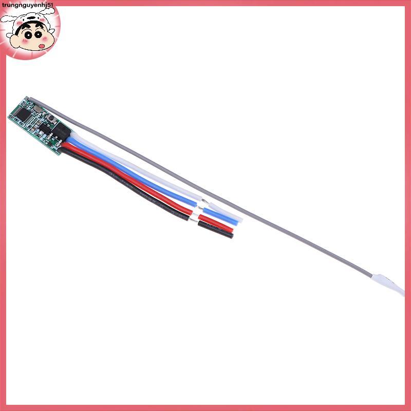 [Tàu 12 giờ] 433Mhz 1CH RF Relay Receiver Wireless Remote Control Light Switch Micro Module VN