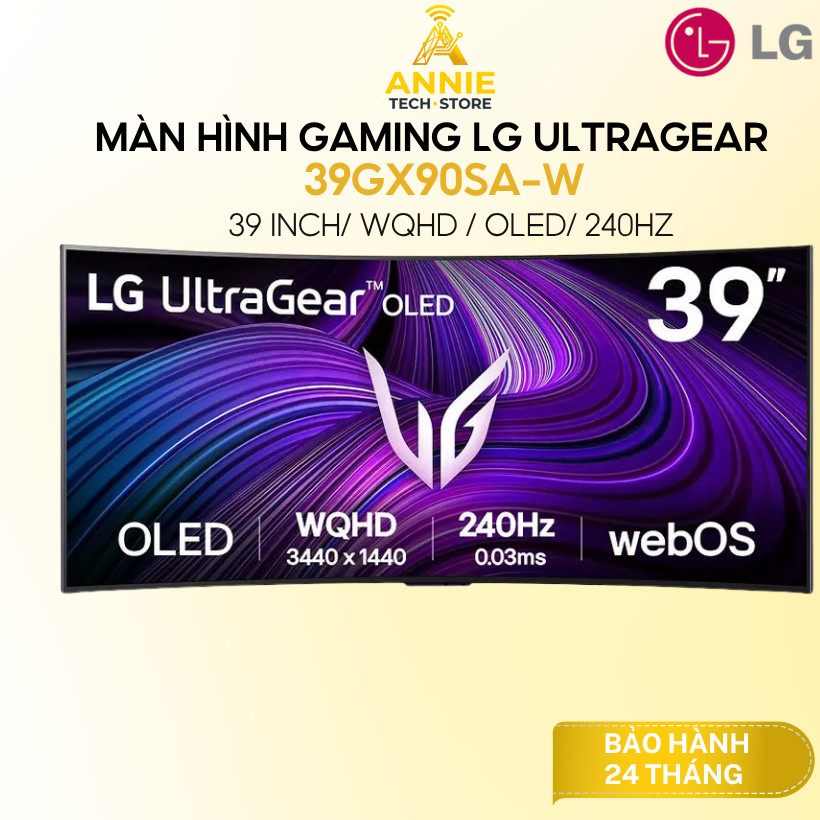 Màn hình Gaming LG UltraGear 39GX90SA-W (39 inch/ WQHD / OLED/ 240Hz) - Hàng chính hãng