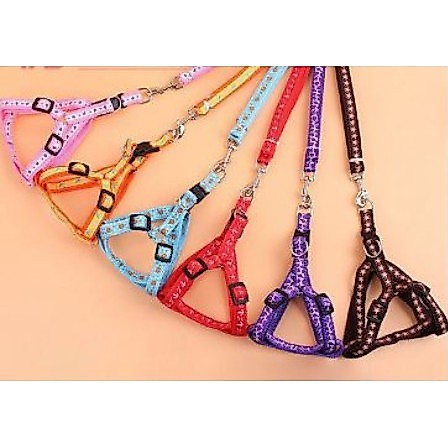 Dây + yếm 2 lớp cho chó mèo nhiều màu sắc,bền,đẹp