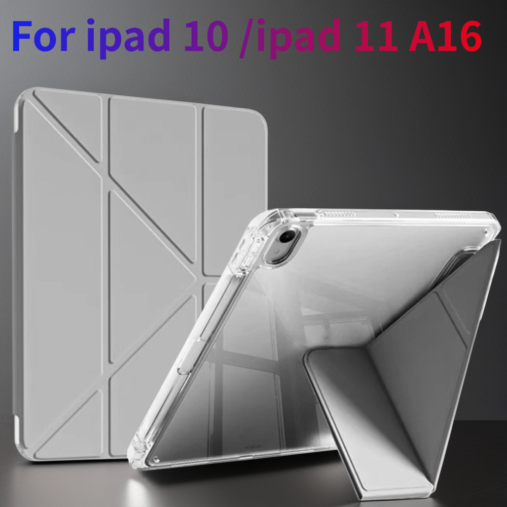 Ốp Lưng Cho iPad 10 Thế Hệ 11th iPad 2025 A2777 A2757 A16 11 "Vỏ Ipad Có Giá Đỡ Bút Chì Trong Suốt
