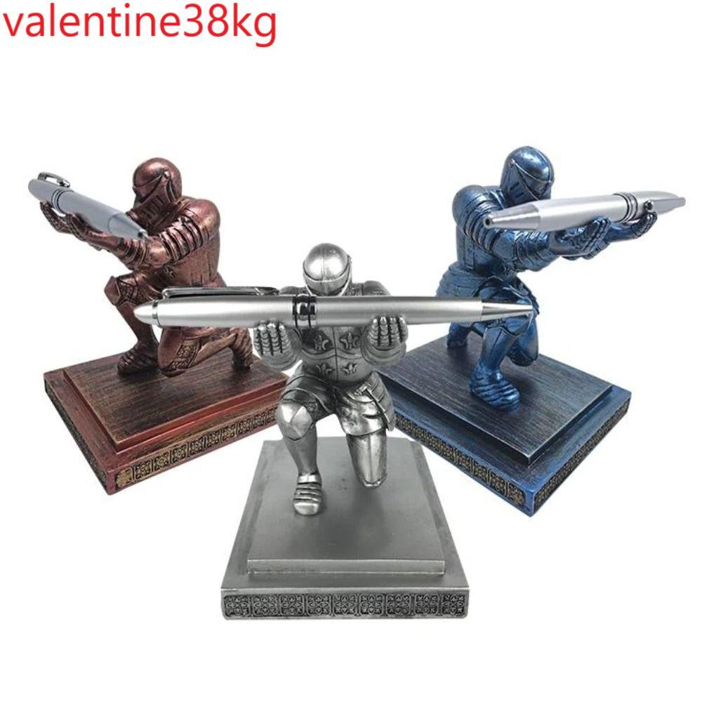 TAXON Executive Knight Pen Holder, Executive Knight Armor Hero Hero Hero Pen Holder, Văn phòng phẩm 