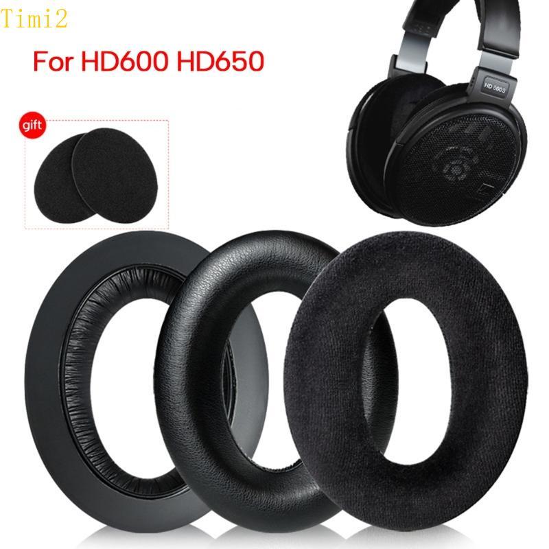 Timi2 Miếng đệm tai thoáng khí Tai nghe Earpad cho HD600 HD650 HD545 HD565 Tai nghe Đệm dày Tai nghe