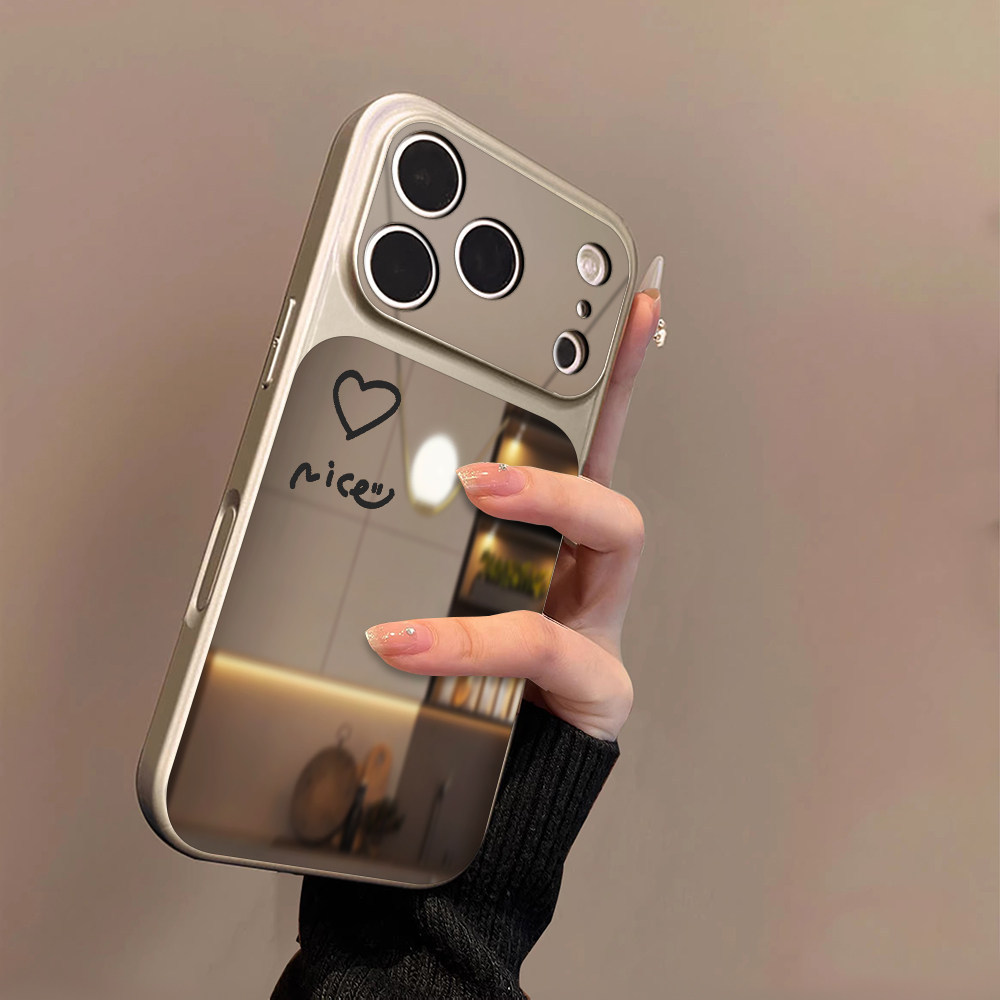 Tranh Sơn Dầu Gương Tình Yêu Ốp Lưng Điện Thoại OPPO A97 A78 A77 A73 A57 A53 A53S A33 A31 A11S A92 A