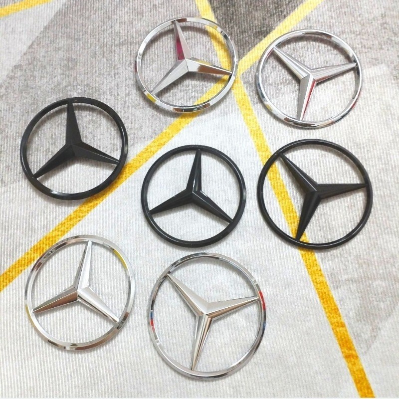 Mercedes Benz C-Class E-Class Logo Phía Sau C260LE300L Logo Phía Sau Đuôi Logo Trident Logo Mercedes
