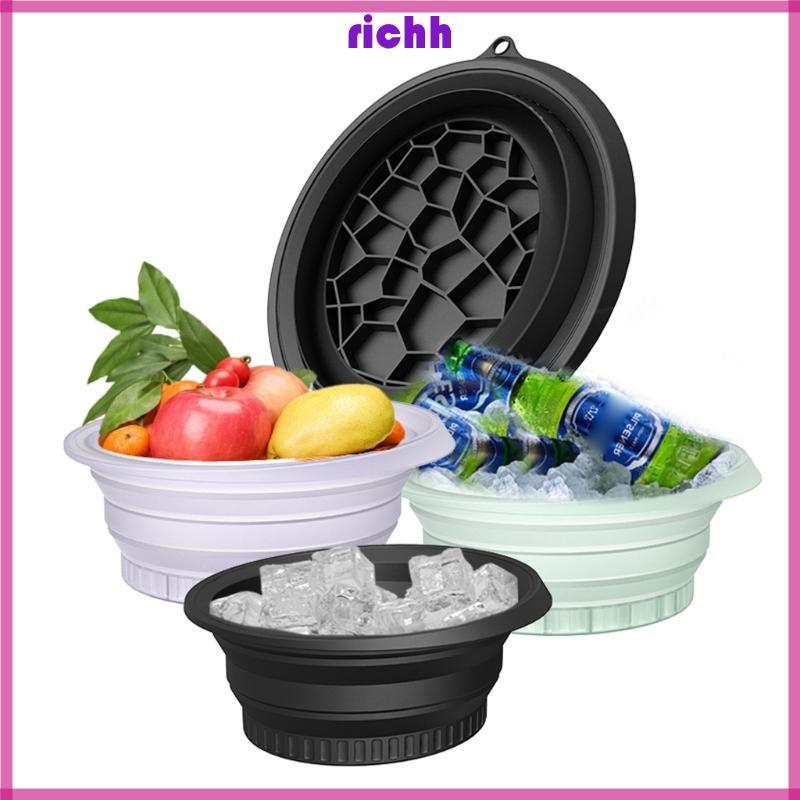 ⚝⚝Richh Ice Facials Washbasin Silicone Face Ice Bath Bowl Cool Ice Face Washbasin