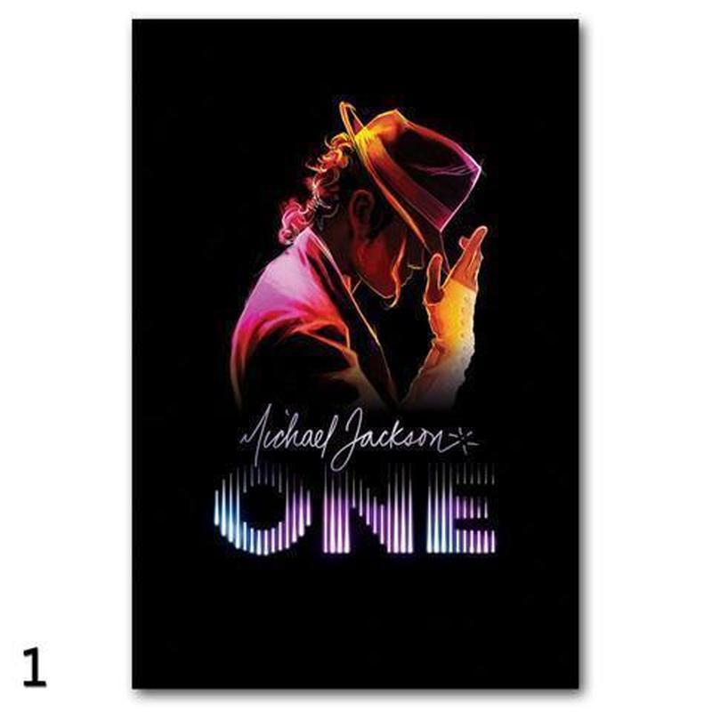 Michael Jackson MJ Poster Michael Jackson Dán Âm Nhạc Star Bar ktv Dán Tự Dính 26 / 7 / 10