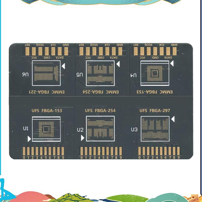 Flash 64 Board ISP EMMC FBGA 153 254 221 UFS FBGA 153 254 297 cho F64 Lite Ultra Box