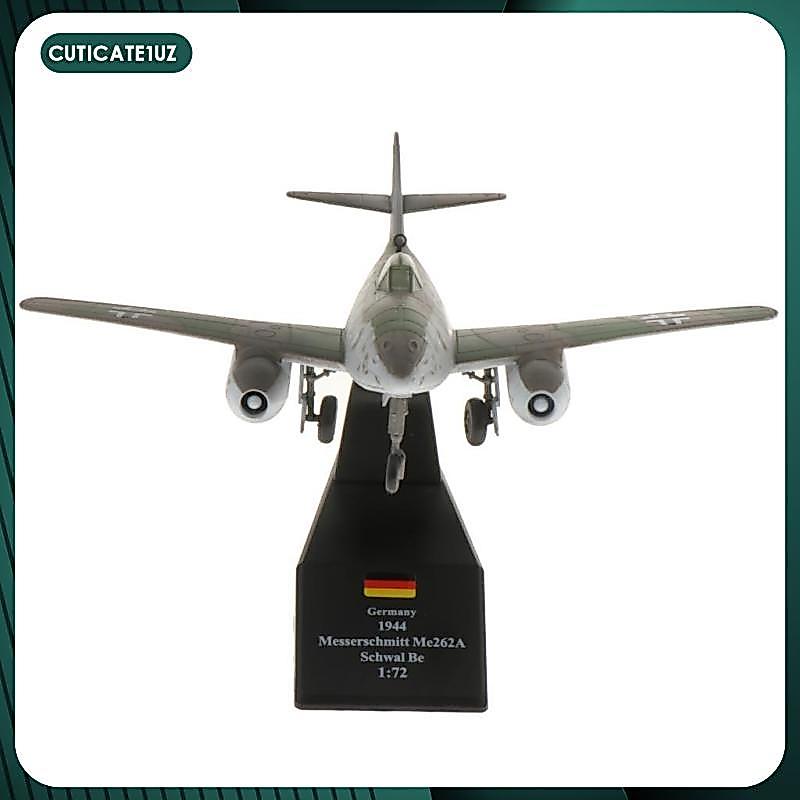 Tỉ lệ 1 / 72 Đức Junkers Me-262 Máy bay chiến đấu tấn công Model Diecast