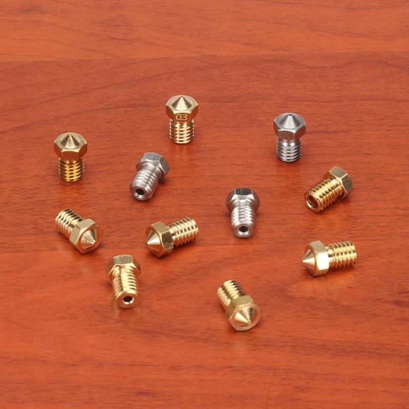 Phụ kiện máy in 3D Vòi phun E3D E3D-V5 V6 M6 Có ren 1,75 / 3.0 Vật tư tiêu hao Vòi phun chữ bằng đồn