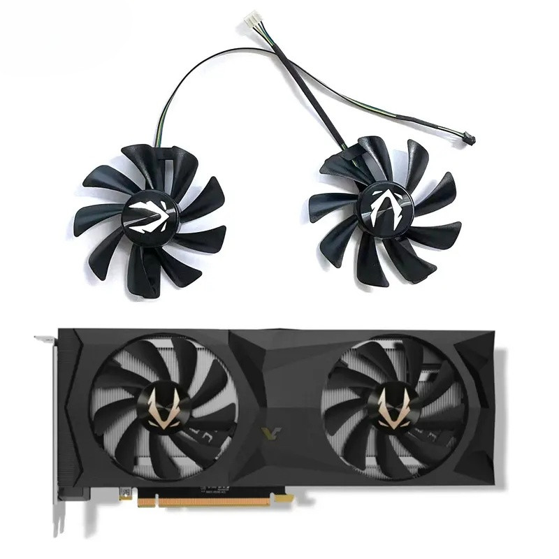 Mới 85MM 4PIN CF9015H12S RTX2080 2080TI Quạt GPU cho ZOTAC GeForce RTX 2080 2080 Ti card đồ họa