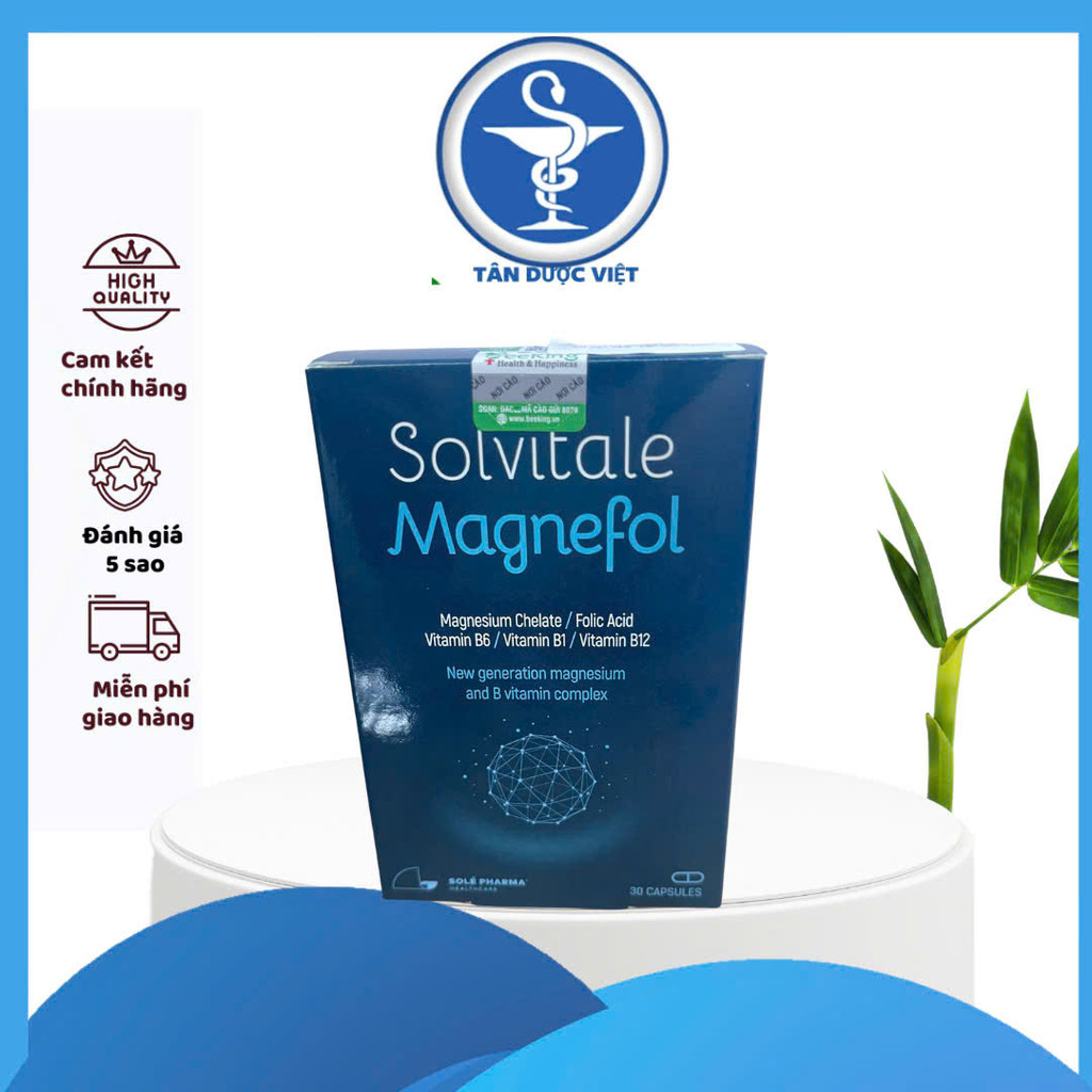 SOLVITALE MAGNEFOL – Magie hữu cơ Châu Âu hỗ trợ thần kinh, giấc ngủ và cơ bắp