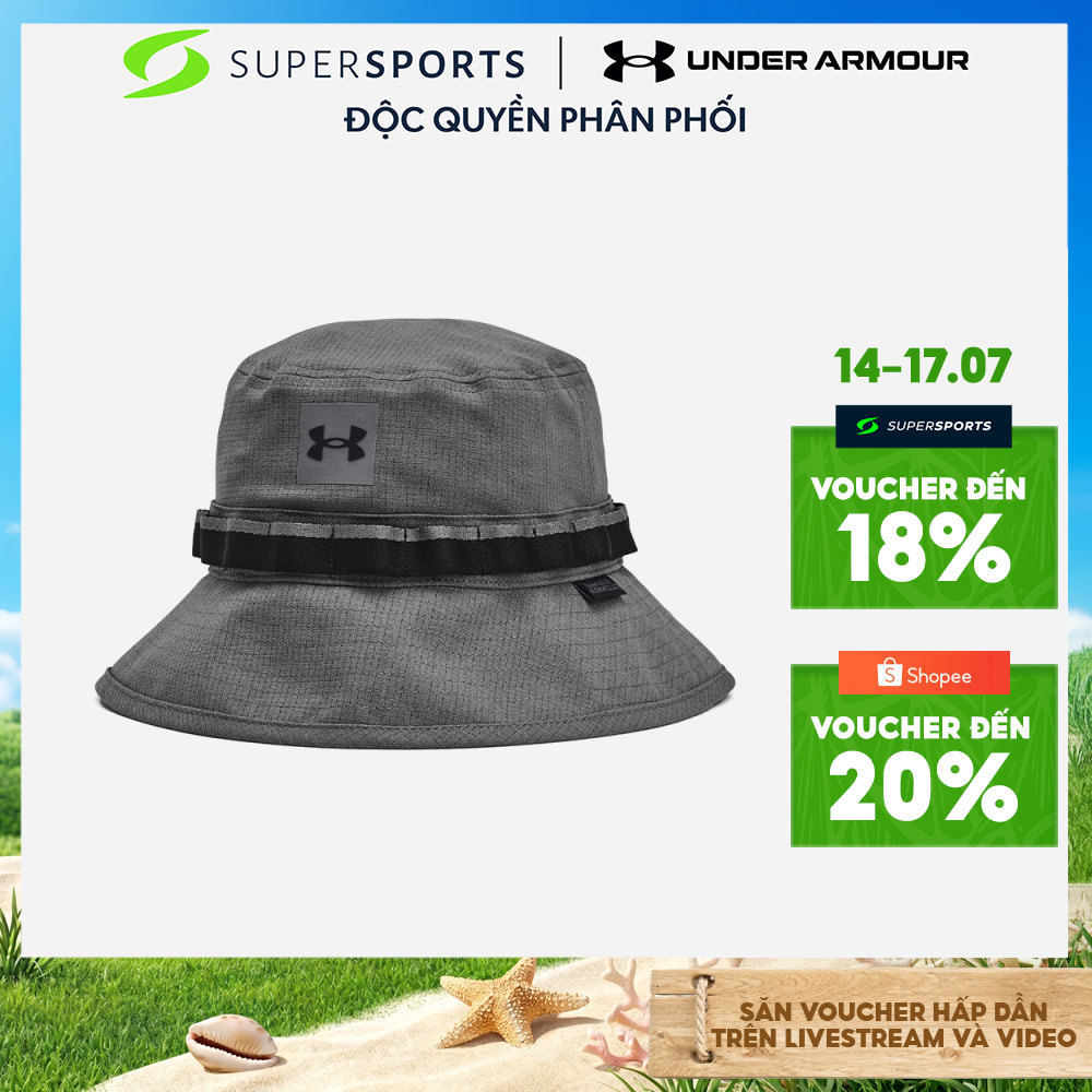 Mũ Xô Nam Under Armour Iso-Chill Armourvent - Xám - 1383434-025 LS300