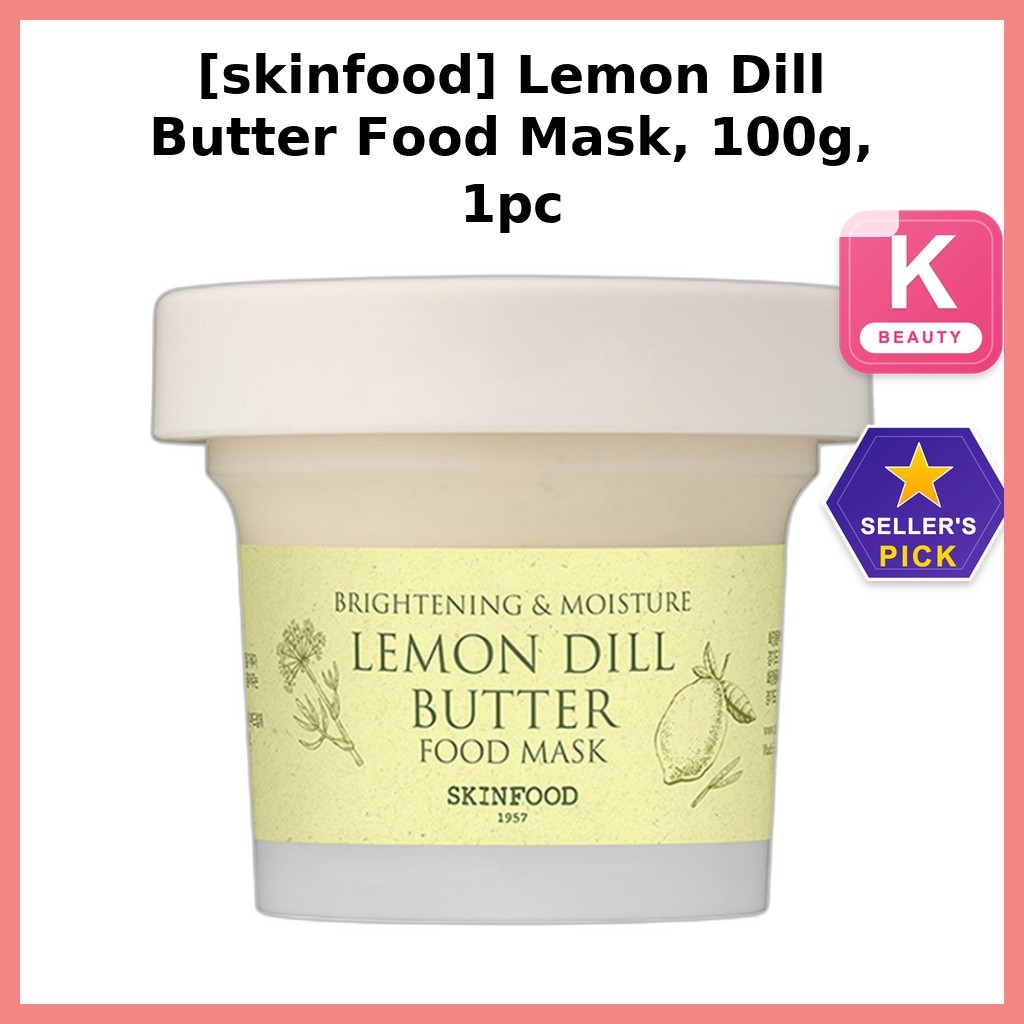【SKINFOOD】Lemon Dill Butter Food Mask 100g | Mặt Nạ Dưỡng Ẩm | Made in Korea