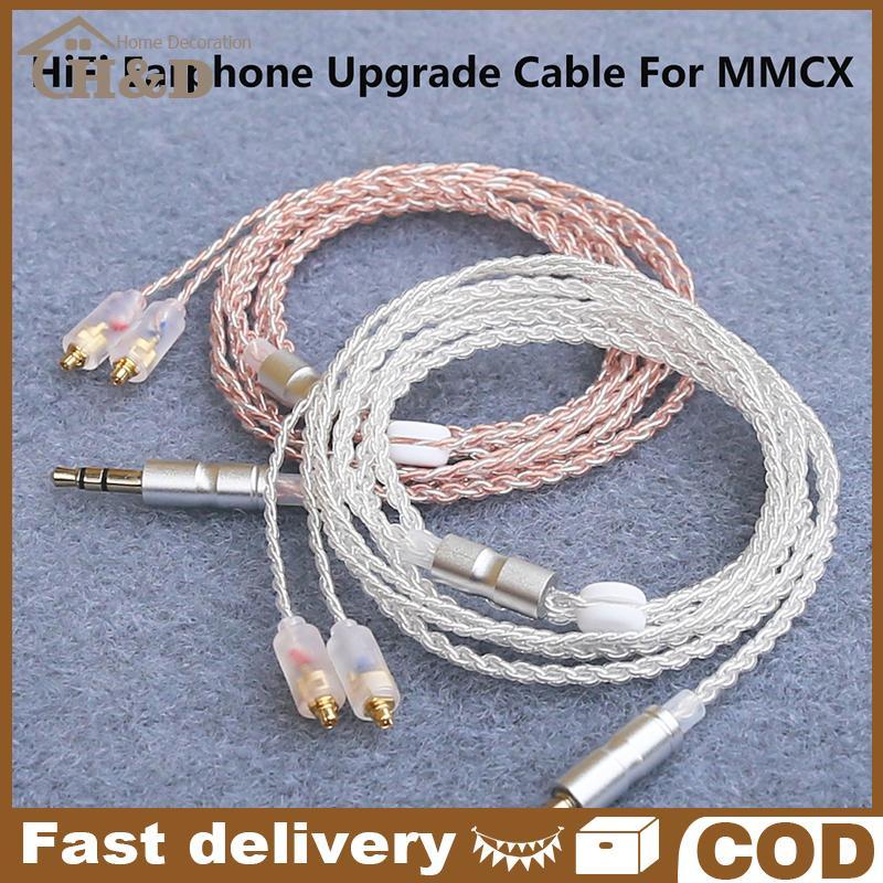 Cáp nâng cấp mạ bạc HiFi MMCX 3,5mm cho dòng tai nghe IE/ N5005