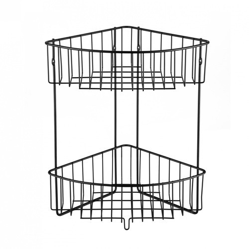Kệ góc đa năng Iris 2 cấp độ Mamba Model PQS-TQ-211 Kích thước 33x24x39 Cm.black Stand One