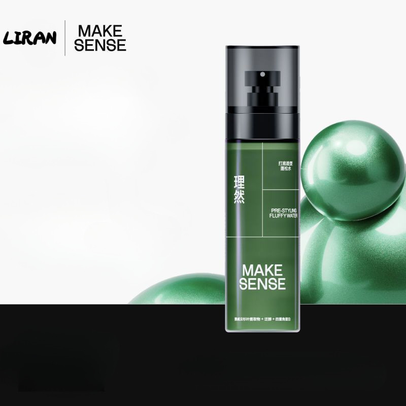 LIRAN MAKE SENSE Lông Tơ Tạo Kiểu Nước Cho Không Giặt Tóc Khô Xịt Tóc Bùn Đế Di Động Người Lười Hình