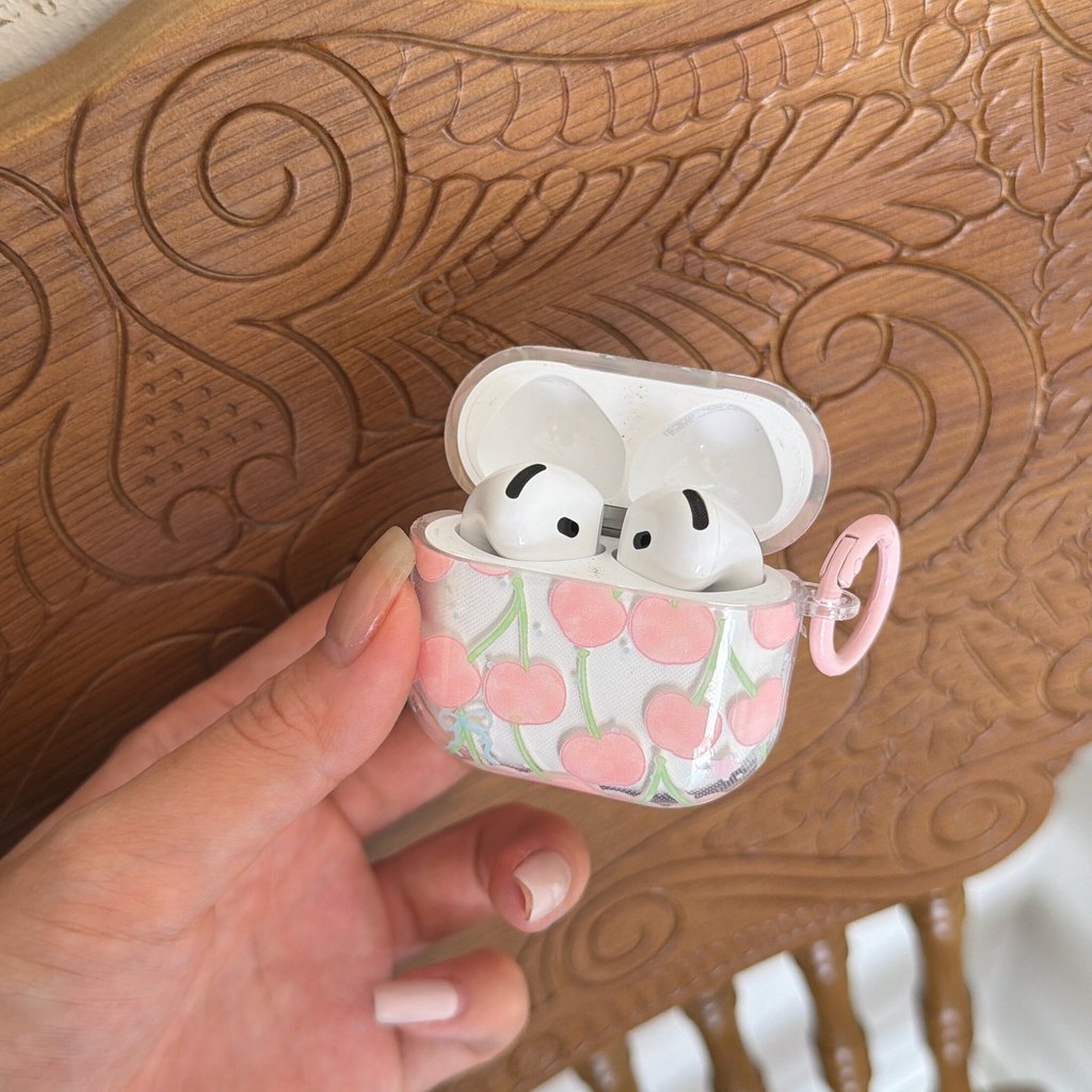 Dành Cho AirPods Pro 3 2 1 4 Gen Case Phong Cách Hàn Quốc ins Fresh Girl Heart Dễ Thương Trong Suốt 