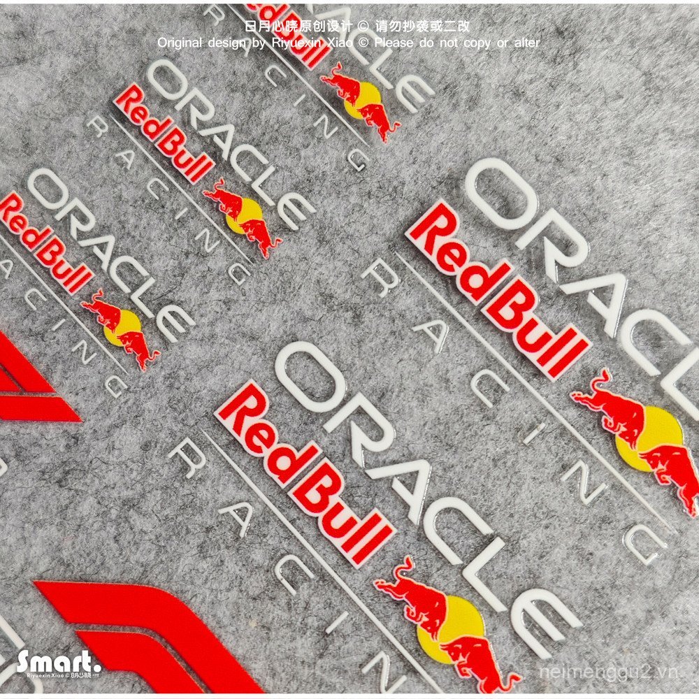 26 Trò Chơi 1 Red Bull Fleet C Miếng Dán Phiên Bản Đầy Đủ Pha Lê Miếng Dán Chuyển Miếng Dán Chống Th