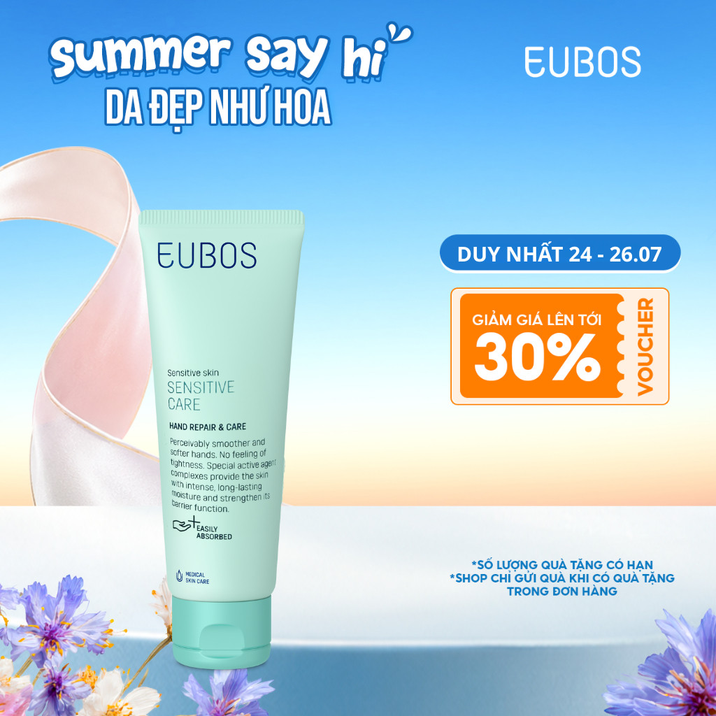 [LIVE] Kem Dưỡng Da Tay Và Móng Dưỡng Ẩm Mềm Mịn Hand Cream EUBOS