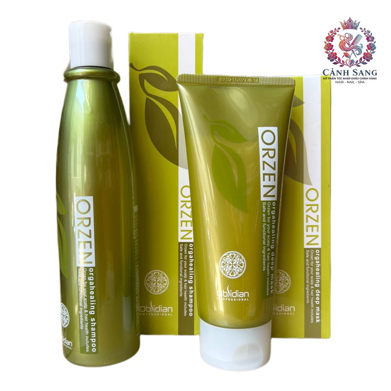 Combo Gội và Mặt nạ chống rụng tóc ORZEN Obsidian .CS