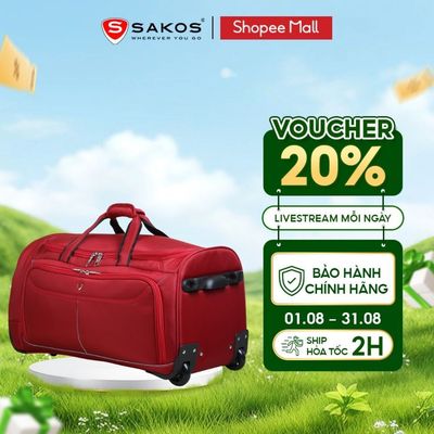 Túi Cần Kéo Du Lịch Cao Cấp SAKOS GIGANT Rộng Rãi Bền Bỉ