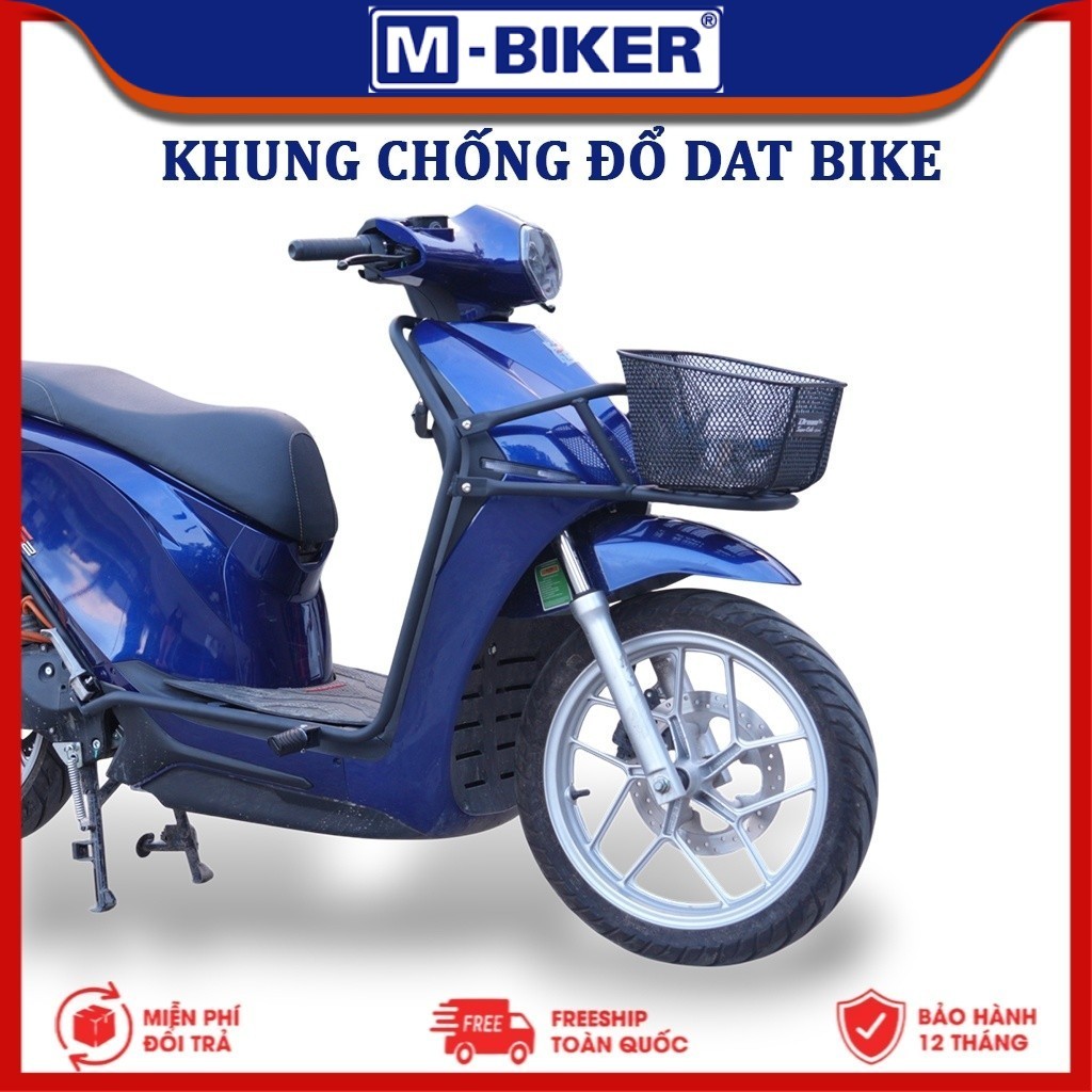 Chống đổ Dat Bike, Khung chống đổ Dat Bike, Chống đổ quây kèm giỏ cho Dat Bike | M-Biker