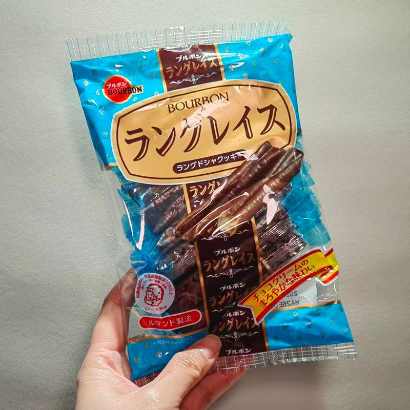 Đồ ăn nhẹ trái cây Nhật Bản Bourbon Bourbon Bơ Trứng Cuộn Bourbon Cacao Sôcôla Sữa Sandwich Đồ ăn nh