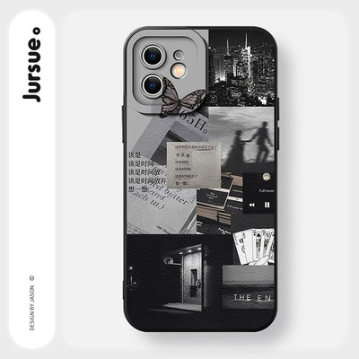 JURSUE Ốp lưng Nghệ thuật cổ điển chống sốc chống bẩn mềm cho iPhone 17 Air 16 15 14 13 12 11 PRO MAX SE 2020 X XR XS ip 8 7 Plus MZ5070652Q