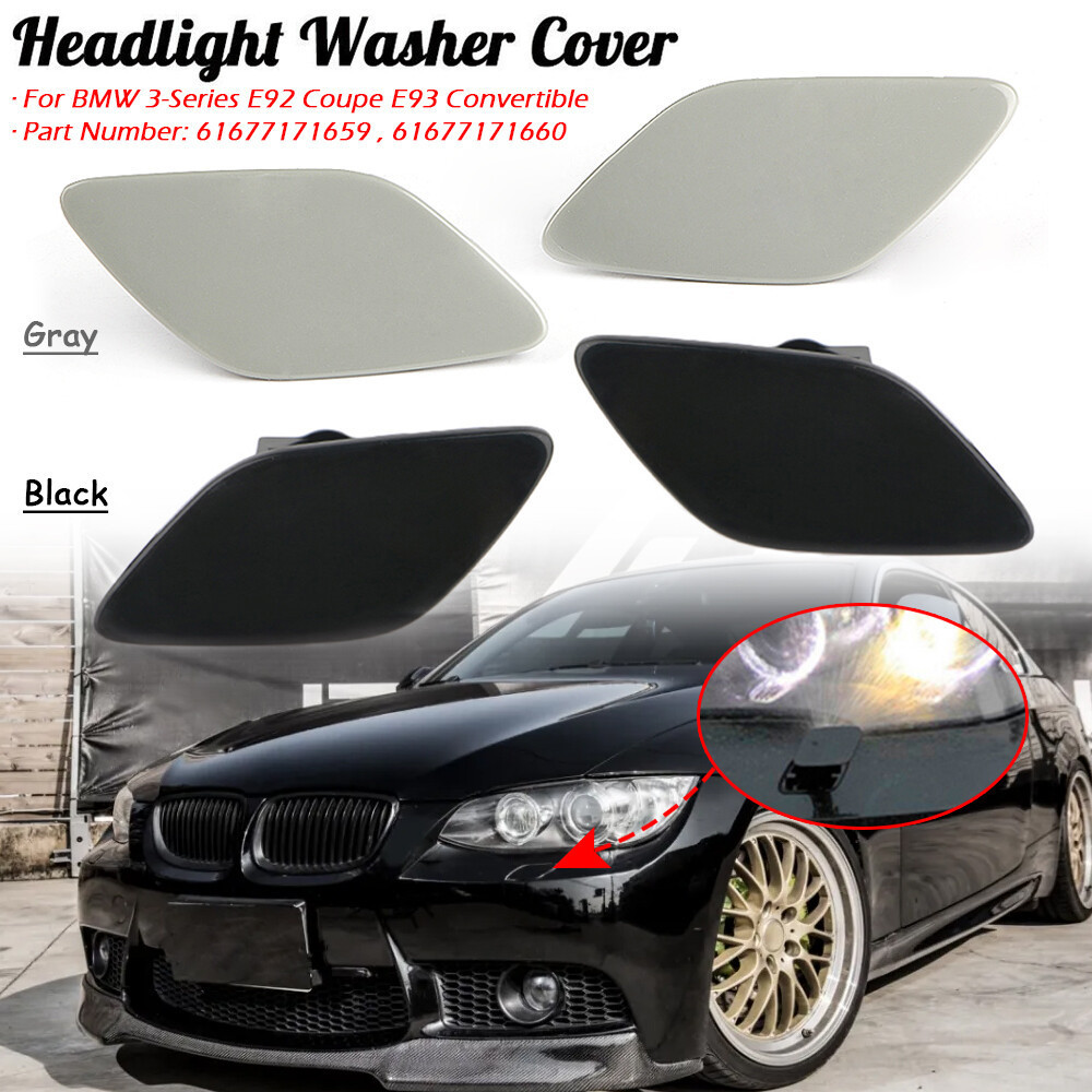 Cặp Cản Trước Đèn Pha Máy Giặt Nắp Cho Xe BMW E92 Coupe E93 Convertible