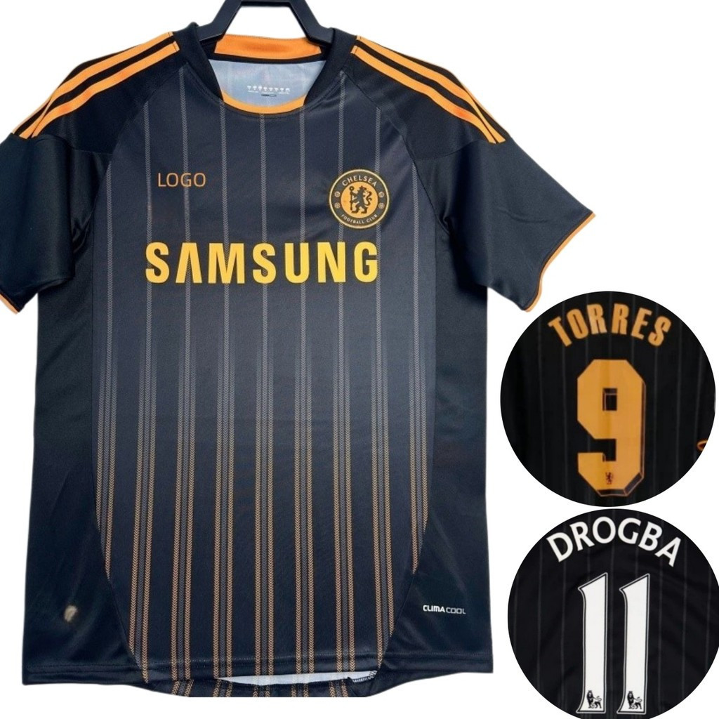Áo đấu bóng đá sân khách Chelsea Retro Edition 2010 / 11 S-2XL #9 TORRES