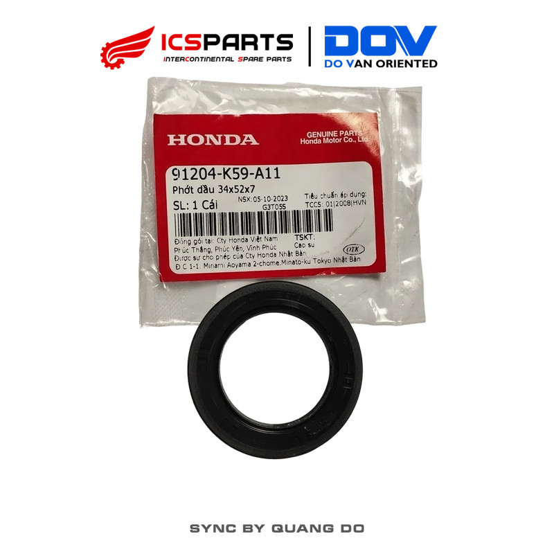 Phớt Dầu 34X52X7 HONDA Air Blade 125 (91204K59A11)