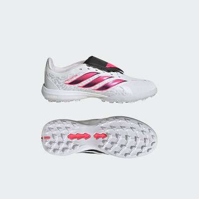 adidas Bóng đá Giày Đá Bóng Turf Predator League Lưỡi Gà Gập Dành Cho Trẻ Em Trẻ em trắng IH2103