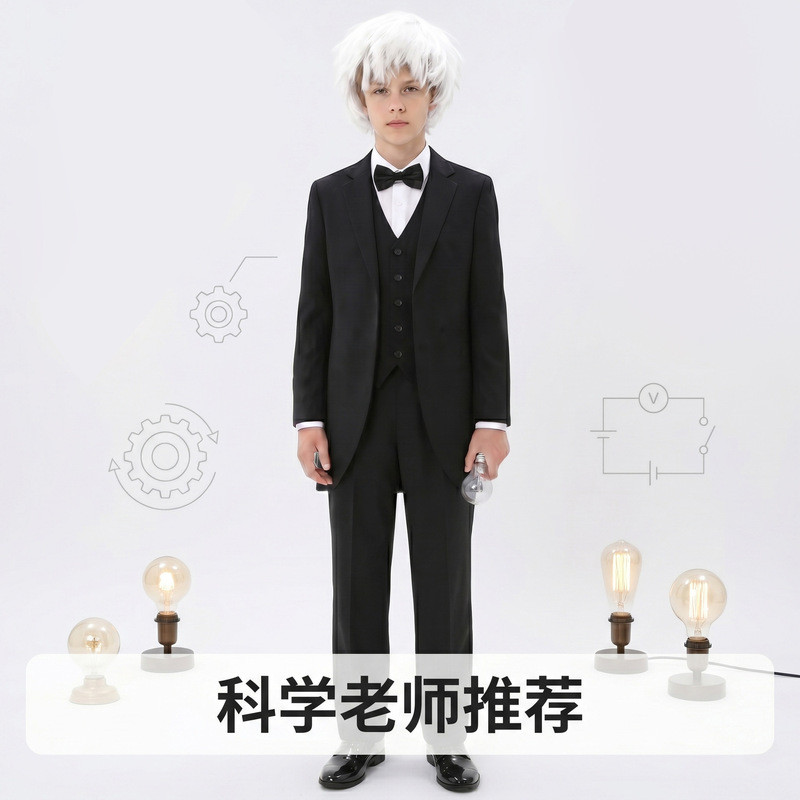 Halloween Nhà Phát Minh Edison Trang Phục Mẫu Giáo Đảng Trang Phục Cos Trang Phục Edison Nhà Phát Mi