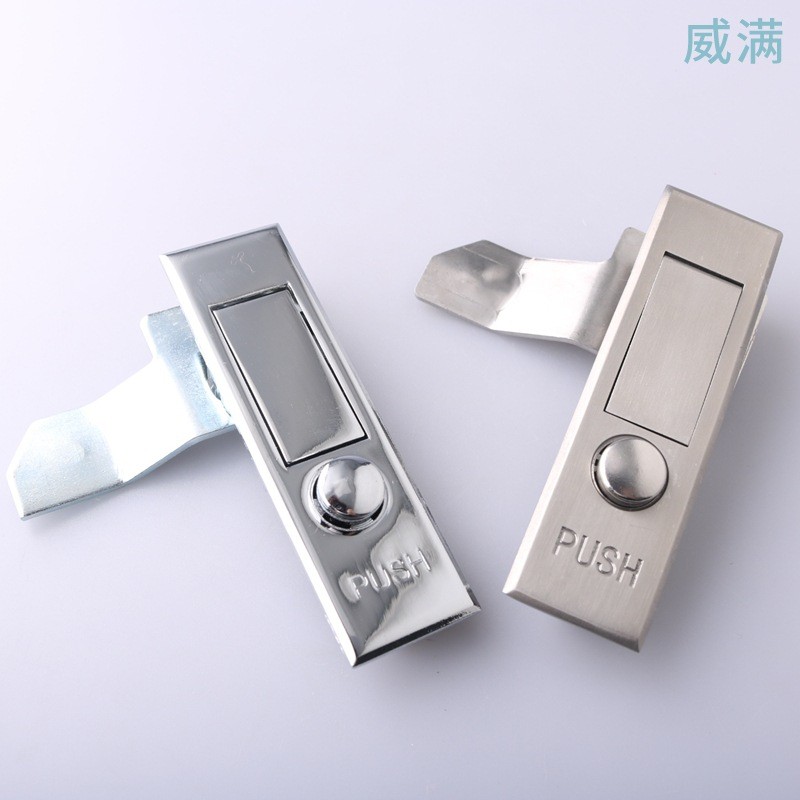 Khóa phẳng MS503 bằng thép không gỉ 503-2 Nút nảy Khóa hộp phân phối lửa Khóa cửa
