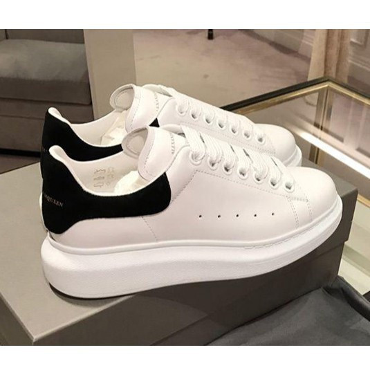 Giày nhỏ JA1 mcqueen giày nữ da đen nâng cao OMV3 61BQ 87CG ZJLL